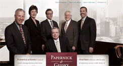 Desktop Screenshot of papernick-gefsky.com